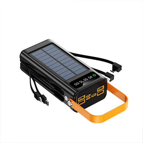 باور بنك DENX DX436 بسعة 50000mAh مع شحن سريع وشمسي ومنافذ متعددة