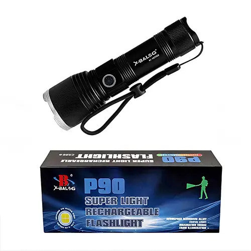كشاف X-BALG P90 LED خفيف وقابل للشحن بعمر بطارية طويل وإضاءة 1000م