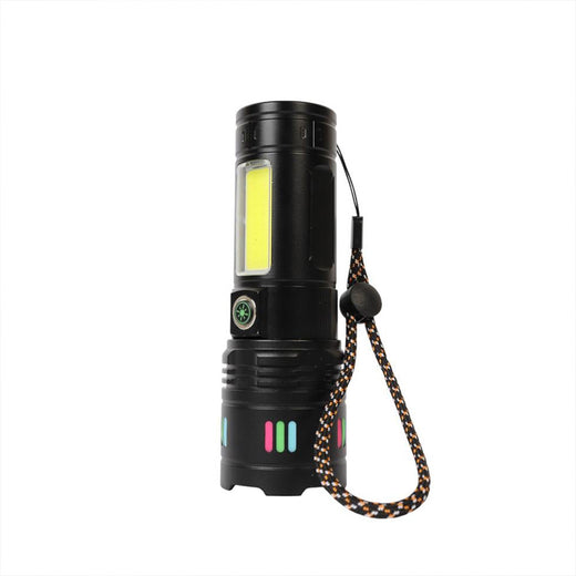 كشاف يدوي S-7706 LED قوي قابل للشحن مقاوم للماء مع باور بنك