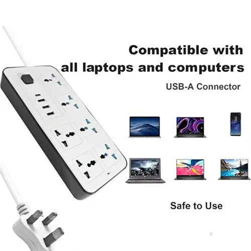 توصيلة LABRA LB03 6 مقابس + 3 USB