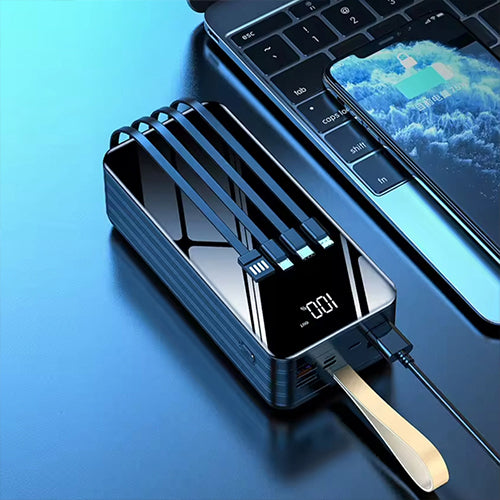 باور بانك DENX DX419 بسعة 100,000mAh وشحن سريع 22.5 واط متعدد الأجهزة