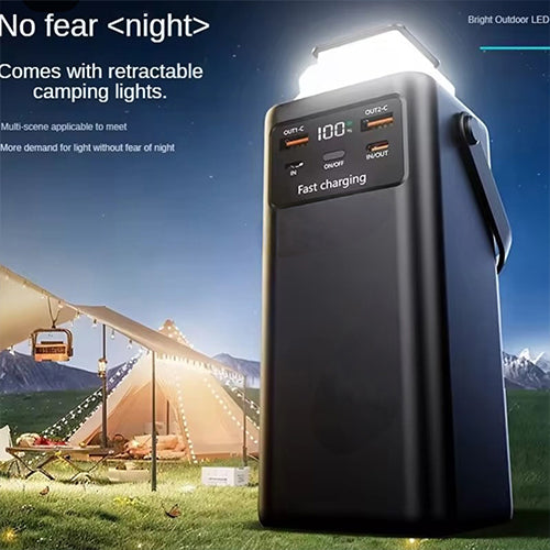 باور بانك DENX DX442 سعة 30000mAh شحن سريع PD مع 4 كابلات