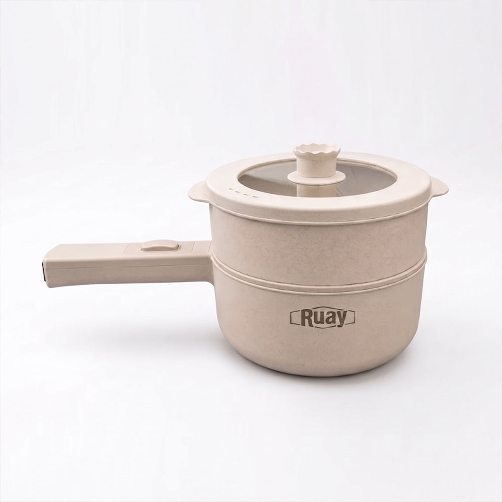 طباخ كهربائي Ruay RA76 Mini Cooker 2 لتر 2 في 1 للقلي والغليان 700 واط