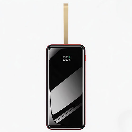 باور بنك DENX DX410 بسعة 80000mAh شحن سريع 66W وLED للطوارئ وحماية ذكية