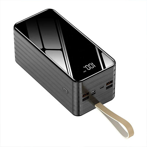 باور بنك DENX DX410 بسعة 80000mAh شحن سريع 66W وLED للطوارئ وحماية ذكية