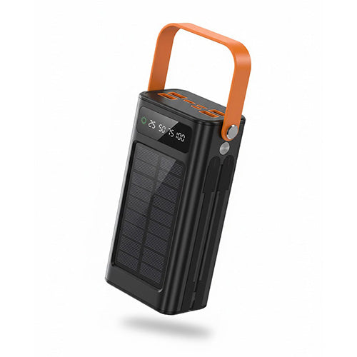 باور بنك DENX DX436 بسعة 50000mAh مع شحن سريع وشمسي ومنافذ متعددة