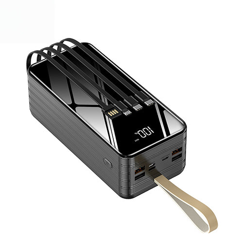 باور بنك DENX DX404 بسعة 50000mAh شحن سريع 22.5 واط مع إضاءة LED ومنافذ متعددة
