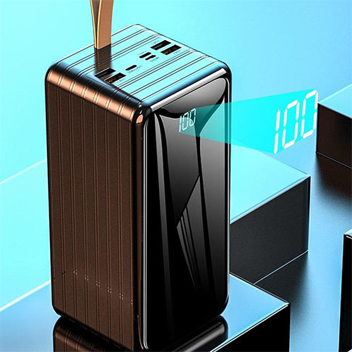 باور بنك DENX DX404 بسعة 50000mAh شحن سريع 22.5 واط مع إضاءة LED ومنافذ متعددة