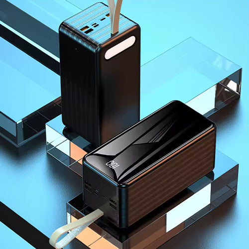 باور بنك DENX DX410 بسعة 80000mAh شحن سريع 66W وLED للطوارئ وحماية ذكية