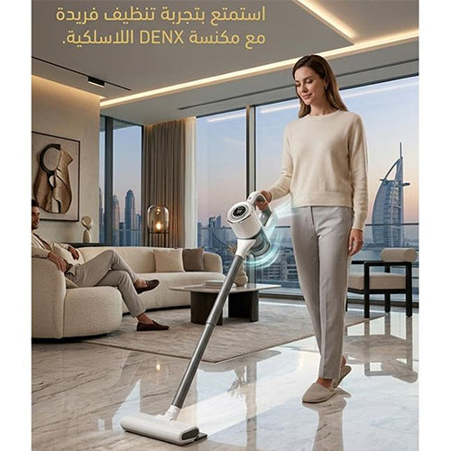 مكنسة لاسلكية DENX DX2922 | 100 واط | بطارية 2000mAh | شفط قوي